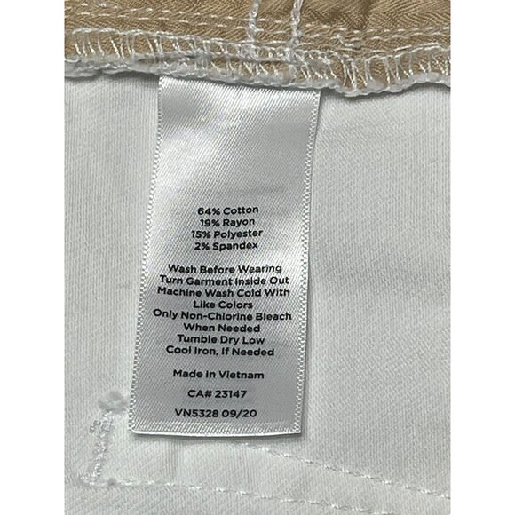 Talbots White Comfort Stretch Jeggings Size 8  64% Cotton / 23% Polyester / 13% - Picture 4 of 14